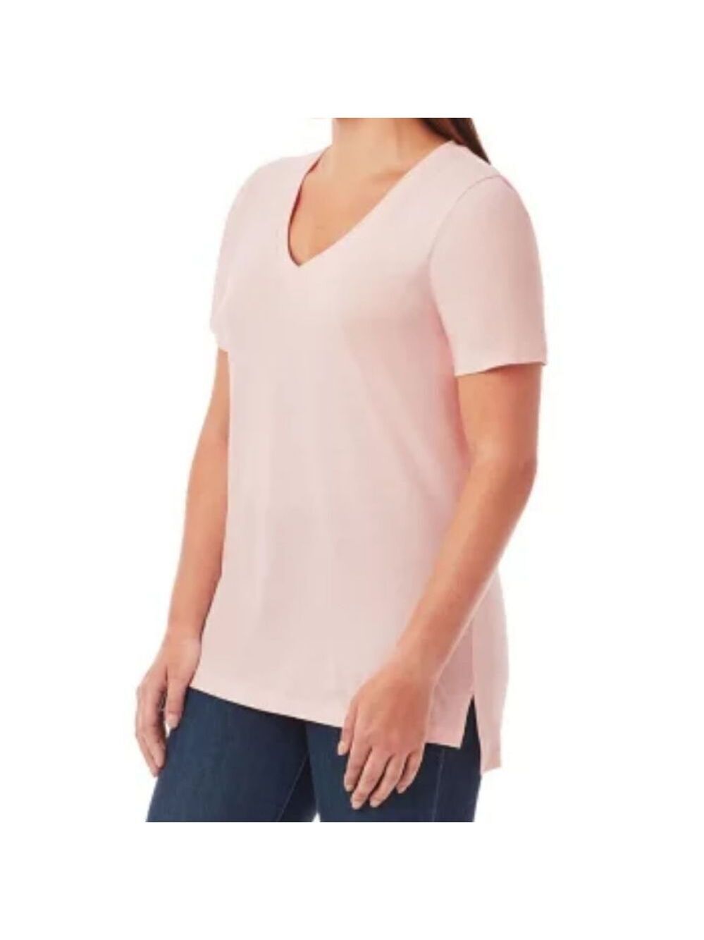 🆕️ Ladies V-Neck Activewear Short Sleeve Tshirt. Rj1122